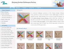 Tablet Screenshot of clothespinschina.com